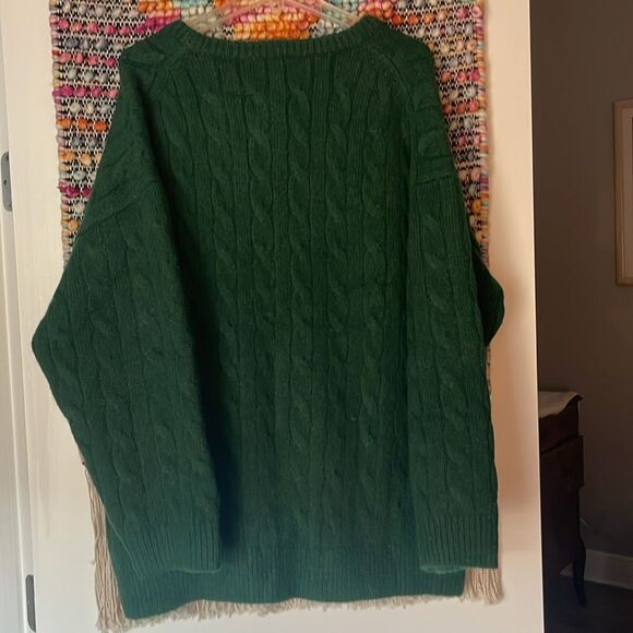 Great Merino wool cardigan by J. Crew. NWT Hunter Green - Picture 6 of 7